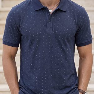 SAYOOR MEN’S ALLOVER PRINT POLO