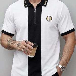 SAYOOR Premium Panelled Polo Shirt