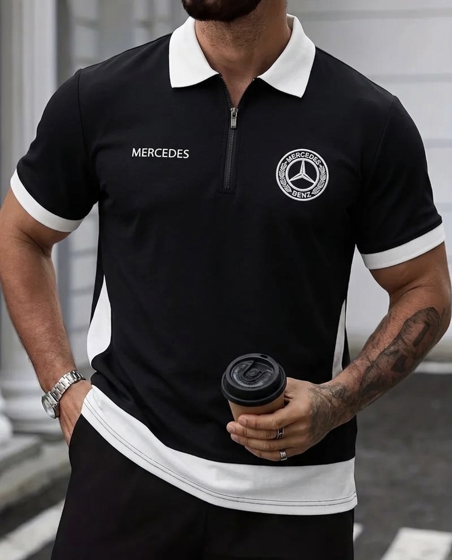 SAYOOR Premium Polo Shirt Mercedes Design - Image 2
