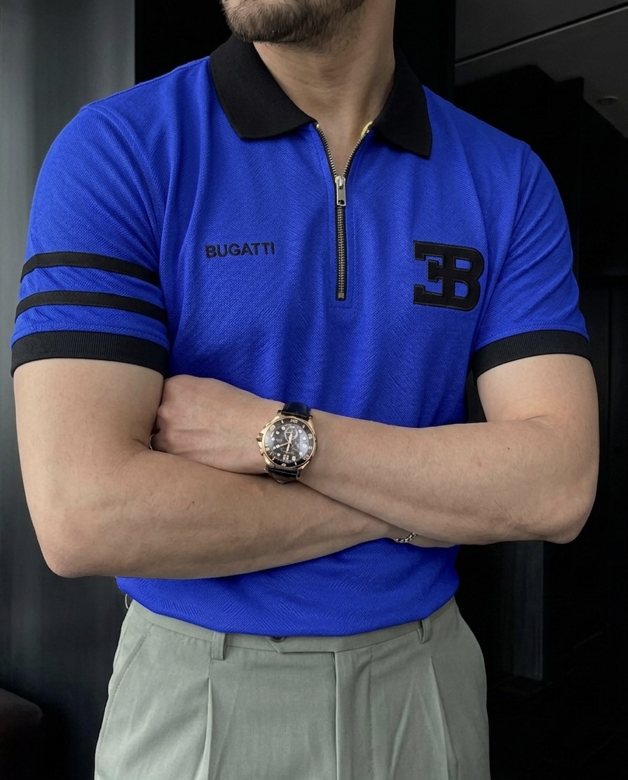 SAYOOR Premium Polo Shirt Bugatti Design - Image 2