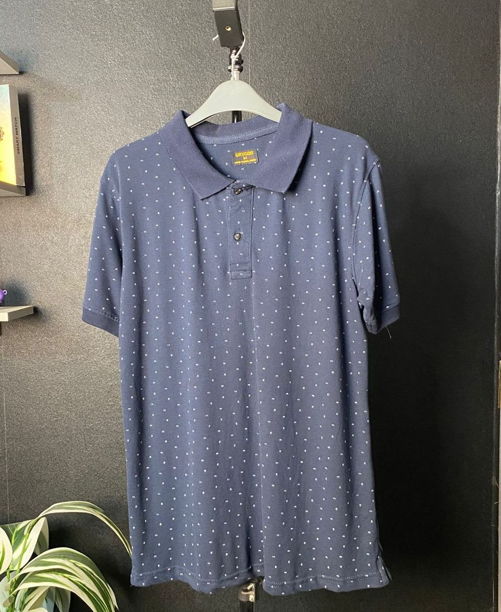 SAYOOR MEN’S ALLOVER PRINT POLO