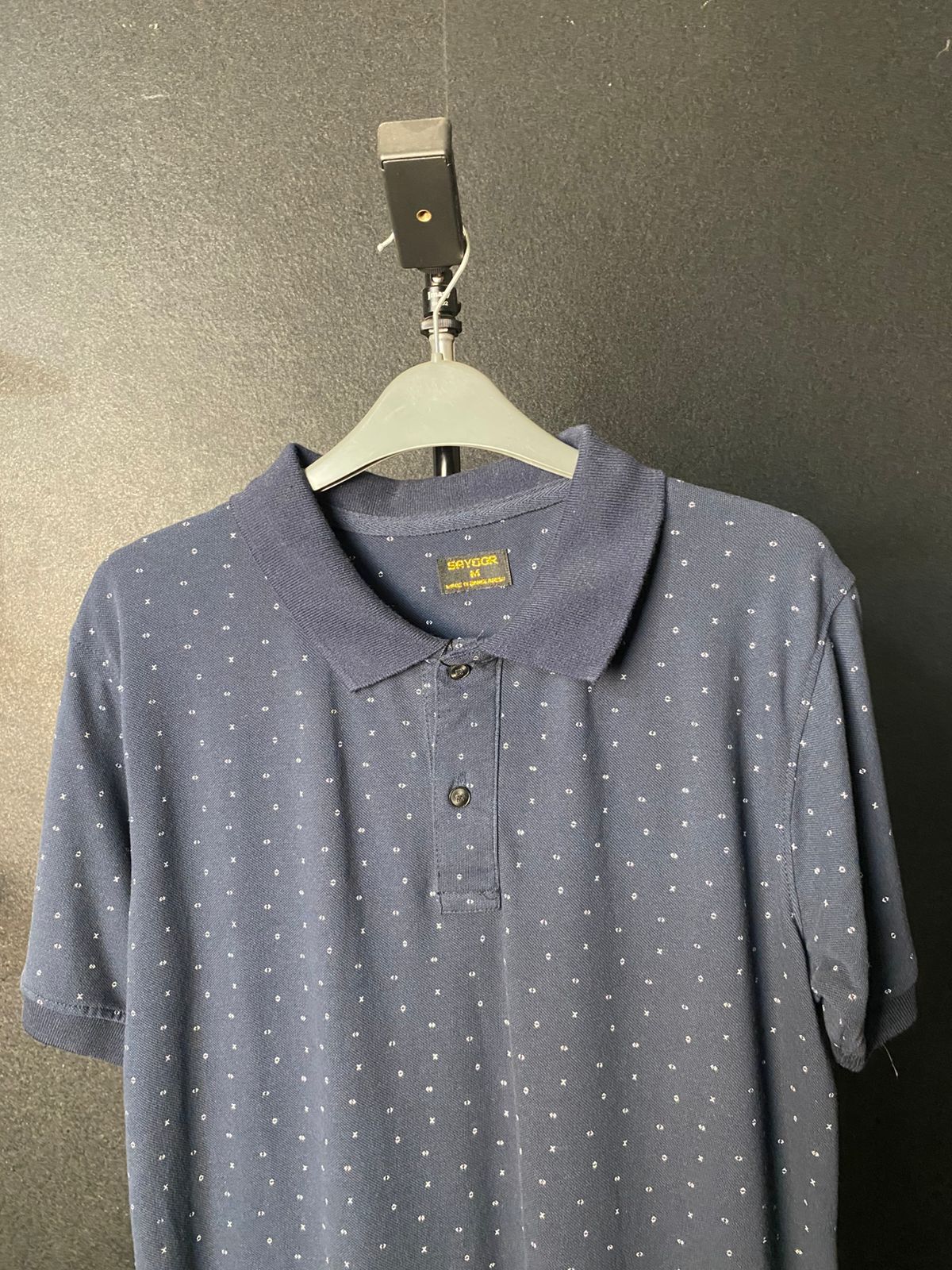 SAYOOR MEN’S ALLOVER PRINT POLO - Image 3