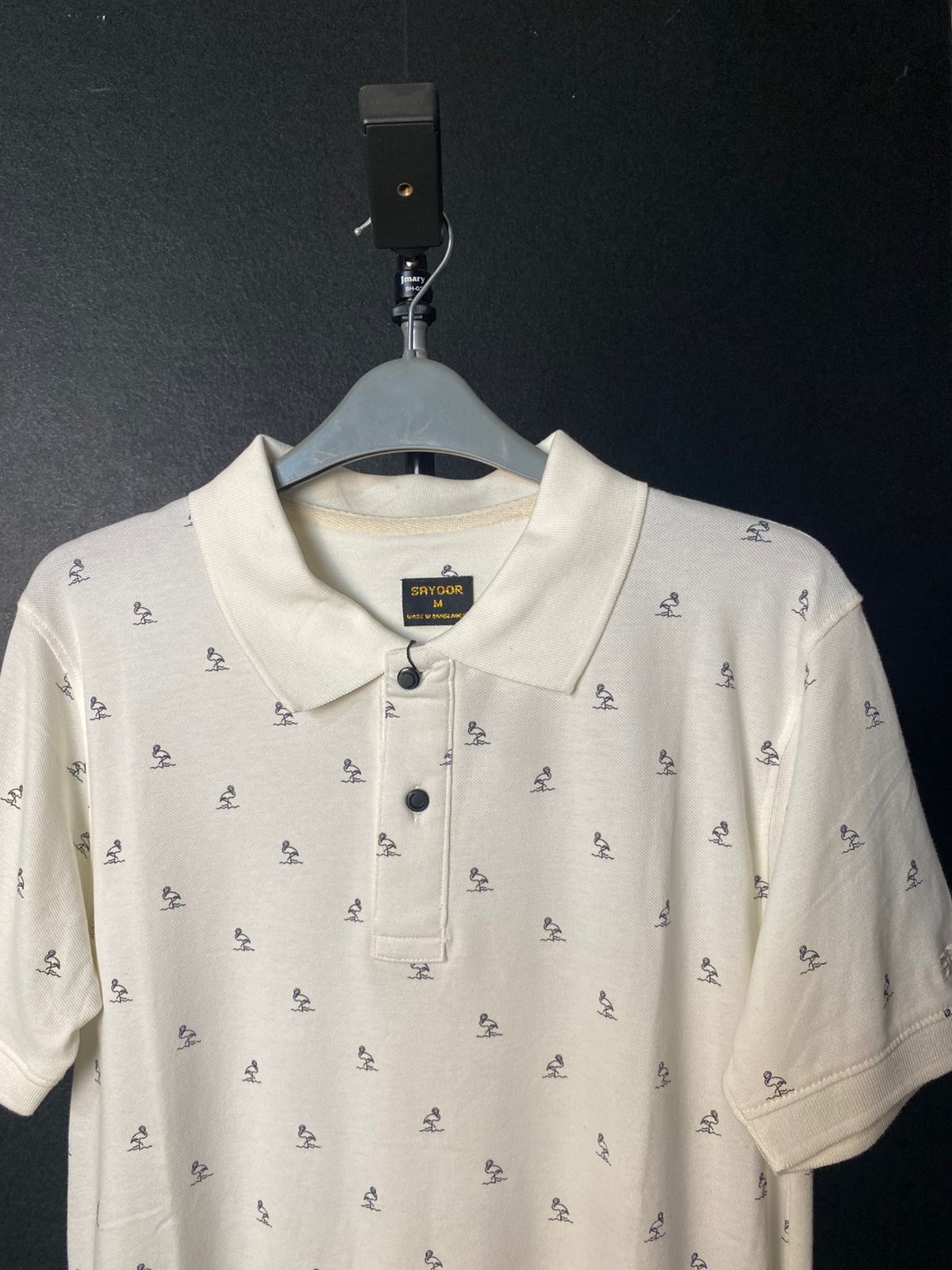 SAYOOR MEN’S ALLOVER PRINT POLO - Image 2