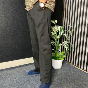 SAYOOR PREMIUM LOW CUT SOLID BAGGY TROUSER