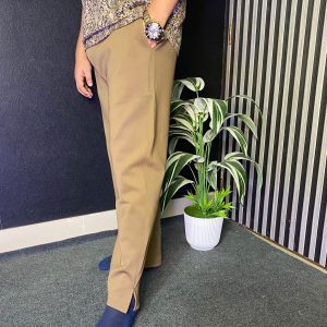 SAYOOR PREMIUM LOW CUT SOLID BAGGY TROUSER