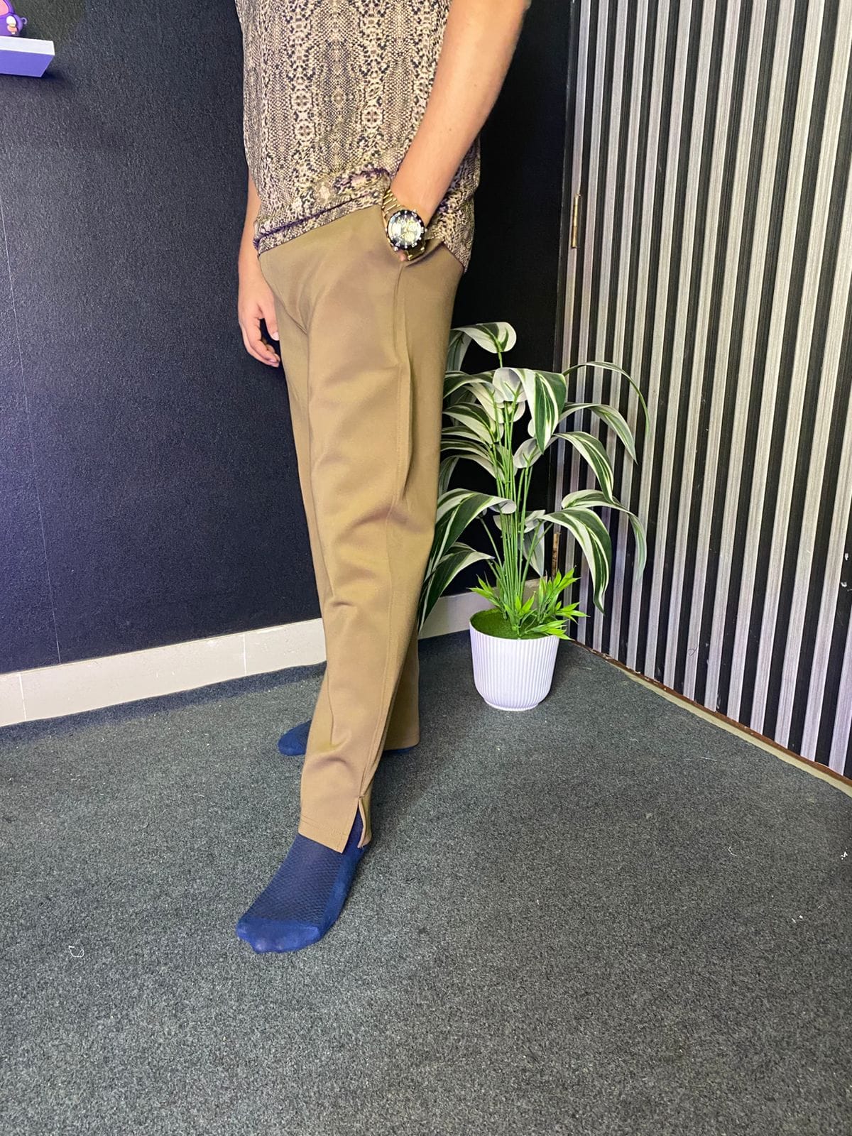 SAYOOR PREMIUM China LOW CUT SOLID BAGGY TROUSER - Image 3