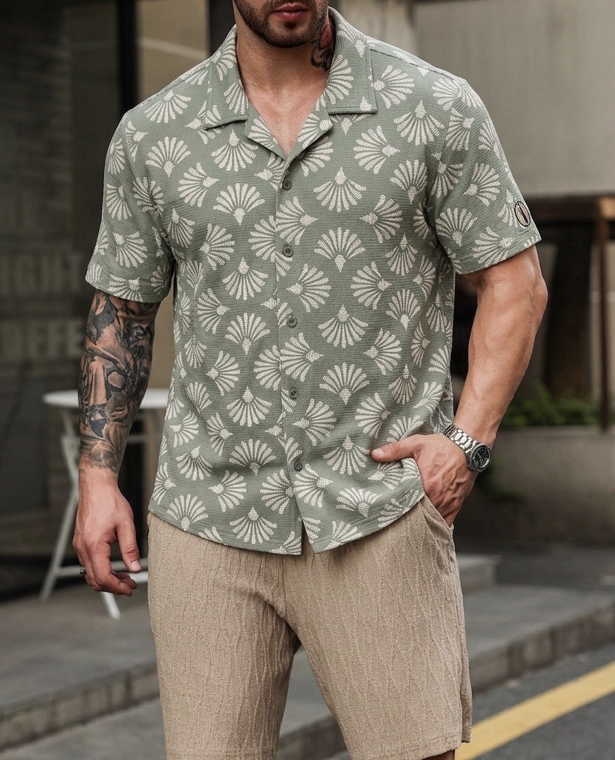 SAYOOR Premium Kint Quban Shirt