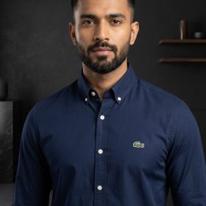 Lacoste Premium Smart Casual Long Sleeve Shirt for Men