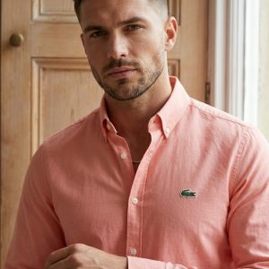 Lacoste  Premium Smart Casual Long Sleeve Shirt for Men